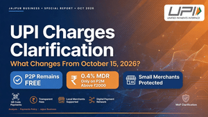 UPI Charges From October 15, 2026: Full Clarification on 0.4% MDR, P2P Payments and Small Merchants